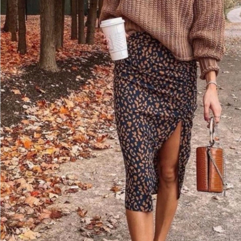 Animal Print Skirt